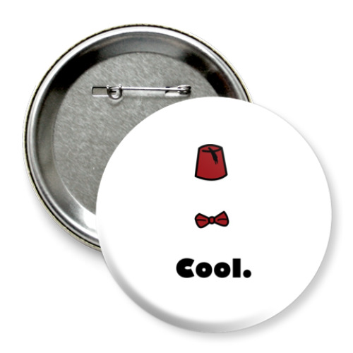 Значок 75мм с принтом Doctor Who