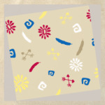 Узор из знаков. Этно, фолк, символы.