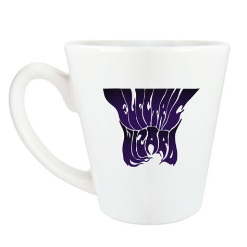 Чашка Латте с принтом electric wizard