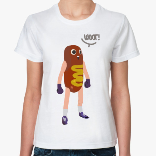 Классическая футболка Life is strange - Hot Dog Man