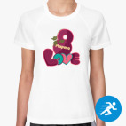 Женская спортивная футболка