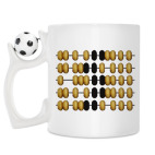 Кружка с футбольным мячиком