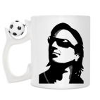 Кружка с футбольным мячиком