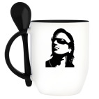 Кружка с ложкой