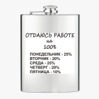 Фляжка стальная