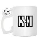 Кружка с футбольным мячиком