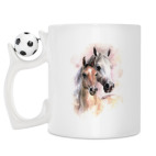 Кружка с футбольным мячиком