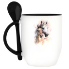 Кружка с ложкой