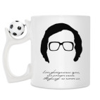 Кружка с футбольным мячиком