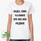 Женская футболка органик