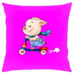 Хрюндель на самокате