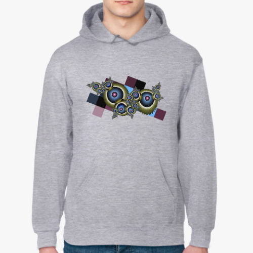 Толстовка худи с принтом Глаза