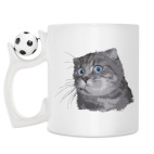 Кружка с футбольным мячиком