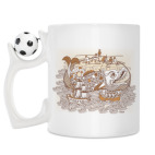 Кружка с футбольным мячиком