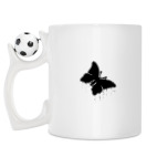 Кружка с футбольным мячиком