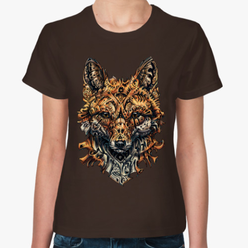 Женская футболка Mechanical Fox