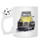 Кружка с футбольным мячиком