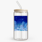 Банка с бамбуковой крышкой