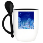 Кружка с ложкой