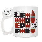Кружка с футбольным мячиком