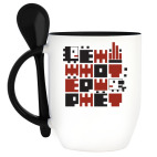 Кружка с ложкой