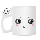 Кружка с футбольным мячиком