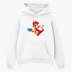 Толстовка худи оверсайз