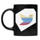 Кружка цветная UV-DTF