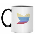 Кружка двухцветная