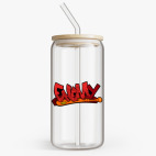 Банка с бамбуковой крышкой