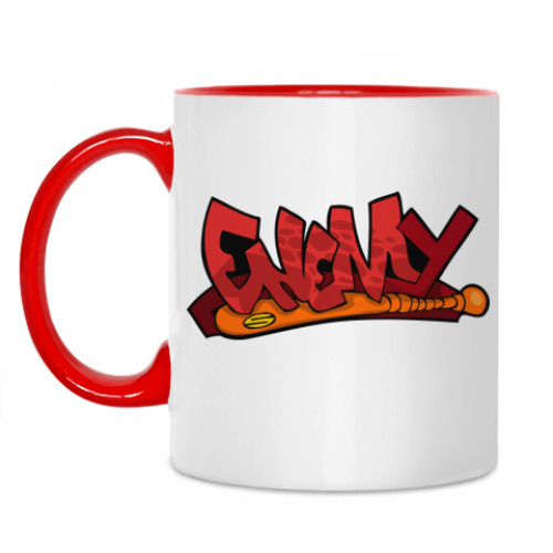 Кружка с принтом Enemy