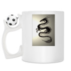 Кружка с футбольным мячиком