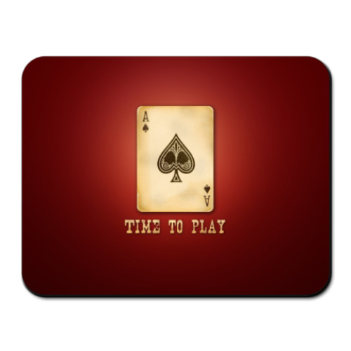 Коврик для мыши с принтом  Time To Play