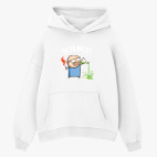 Толстовка худи оверсайз