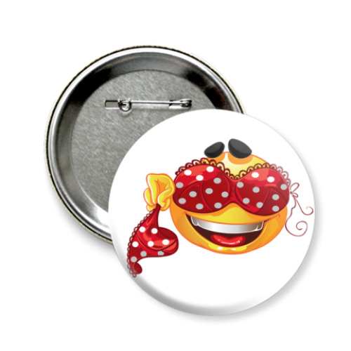 Значок 58мм Смайл