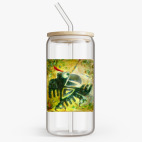 Банка с бамбуковой крышкой