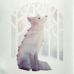 Зимний Лис в снегу Winter fox