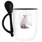 Кружка с ложкой