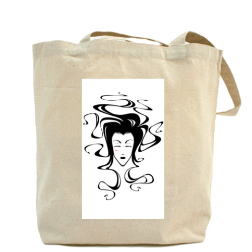 Сумка шоппер с принтом  'Медуза'