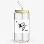 Банка с бамбуковой крышкой