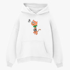 Толстовка худи оверсайз