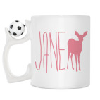 Кружка с футбольным мячиком