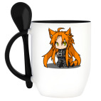 Кружка с ложкой