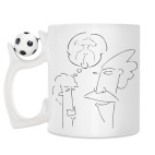 Кружка с футбольным мячиком