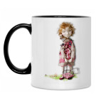 Кружка двухцветная