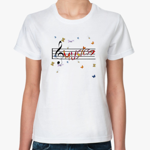 Классическая футболка  Musica