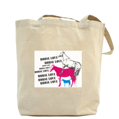 Сумка шоппер Лошадинная любовь