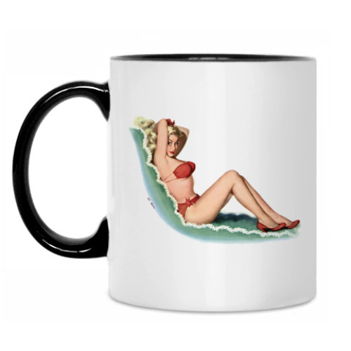 Кружка с принтом Элис