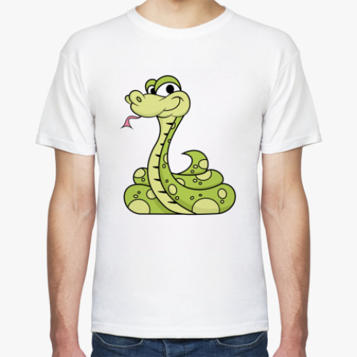 Футболка с принтом Год змеи