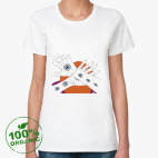 Женская футболка органик
